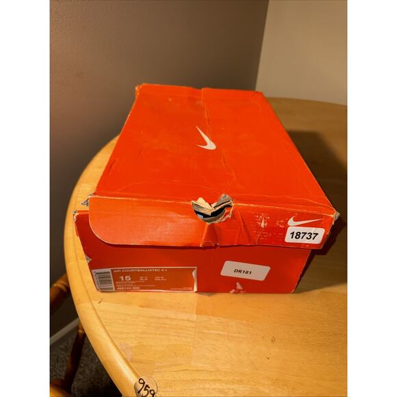 Size 15 Nike Courtballistec 4.1 Black/white/Pure Platinum Lightly Used OG BOX main image 7